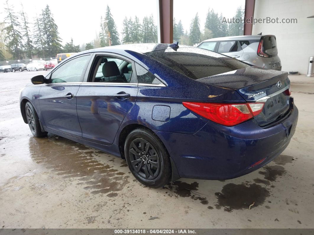 2012 Hyundai Sonata Gls Синий vin: 5NPEB4AC2CH380742