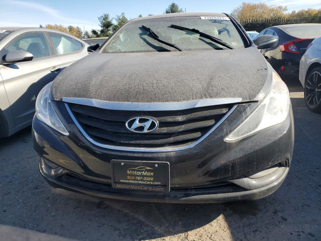 2012 Hyundai Sonata Gls Black vin: 5NPEB4AC2CH406210