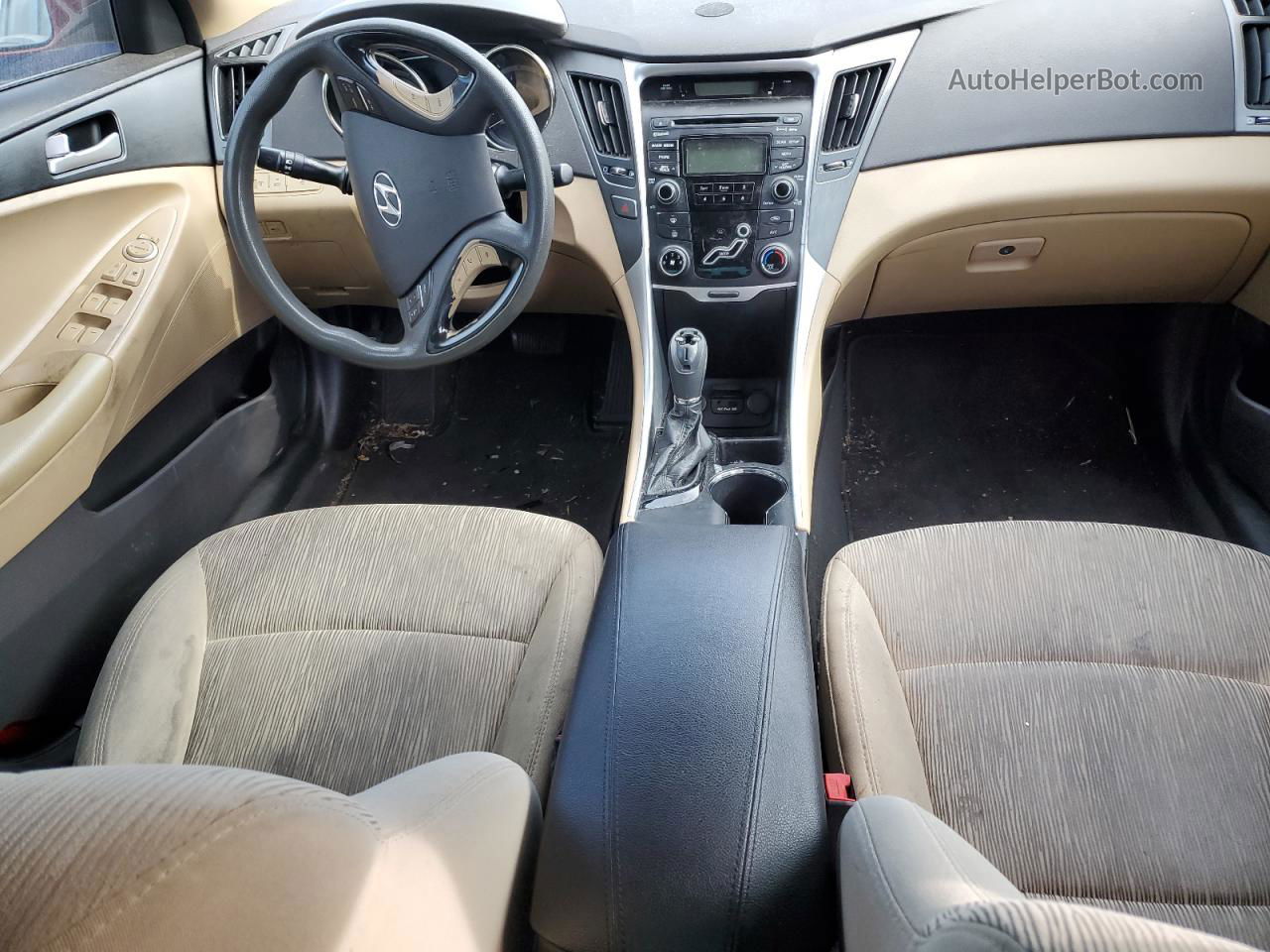 2012 Hyundai Sonata Gls Темно-бордовый vin: 5NPEB4AC2CH417031