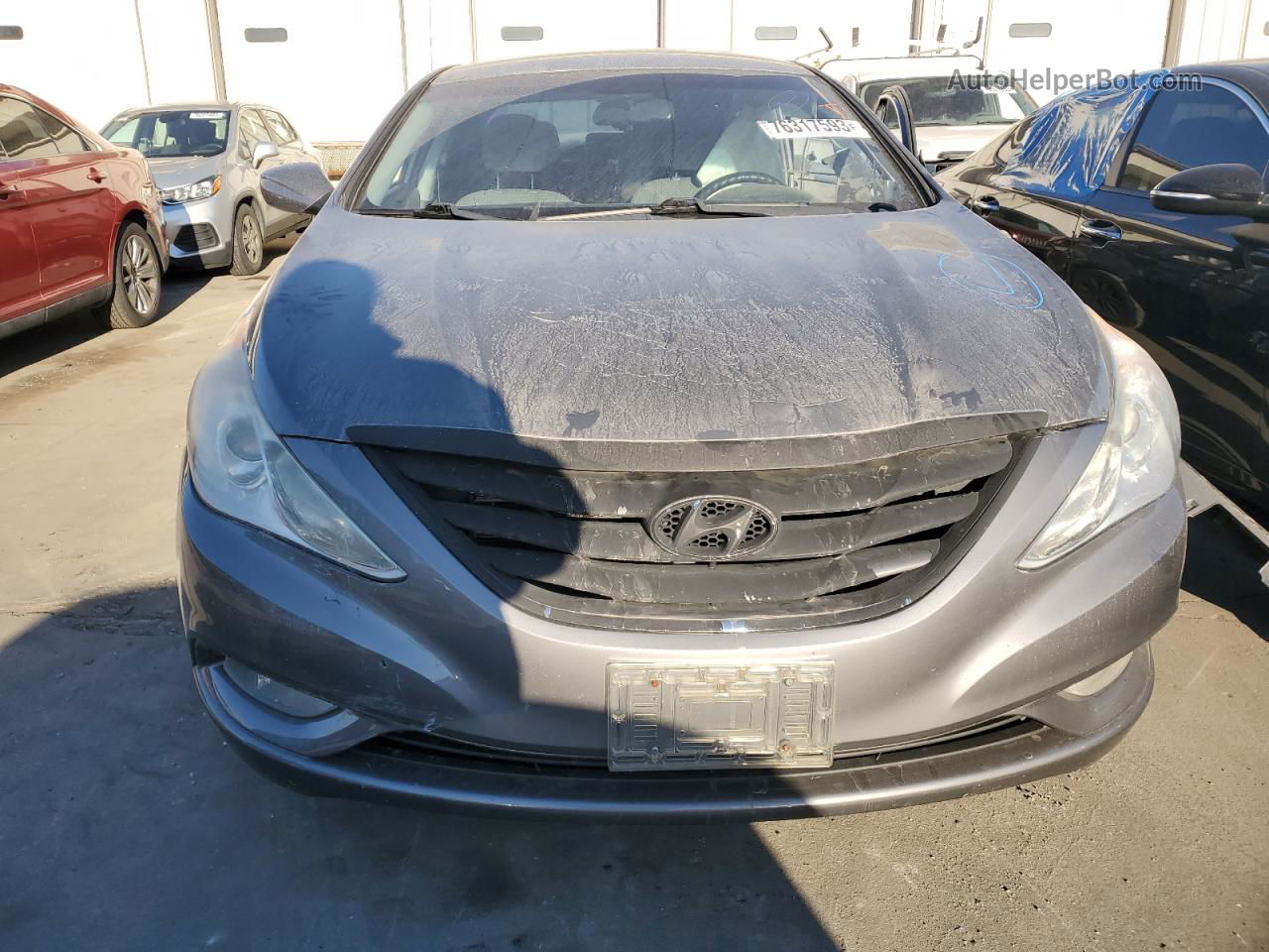 2013 Hyundai Sonata Gls Gray vin: 5NPEB4AC2DH505367