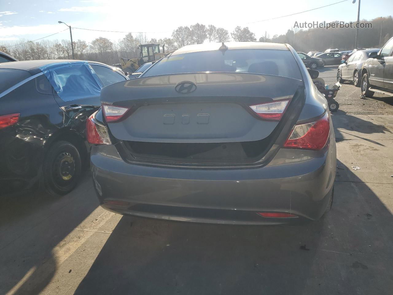 2013 Hyundai Sonata Gls Gray vin: 5NPEB4AC2DH505367