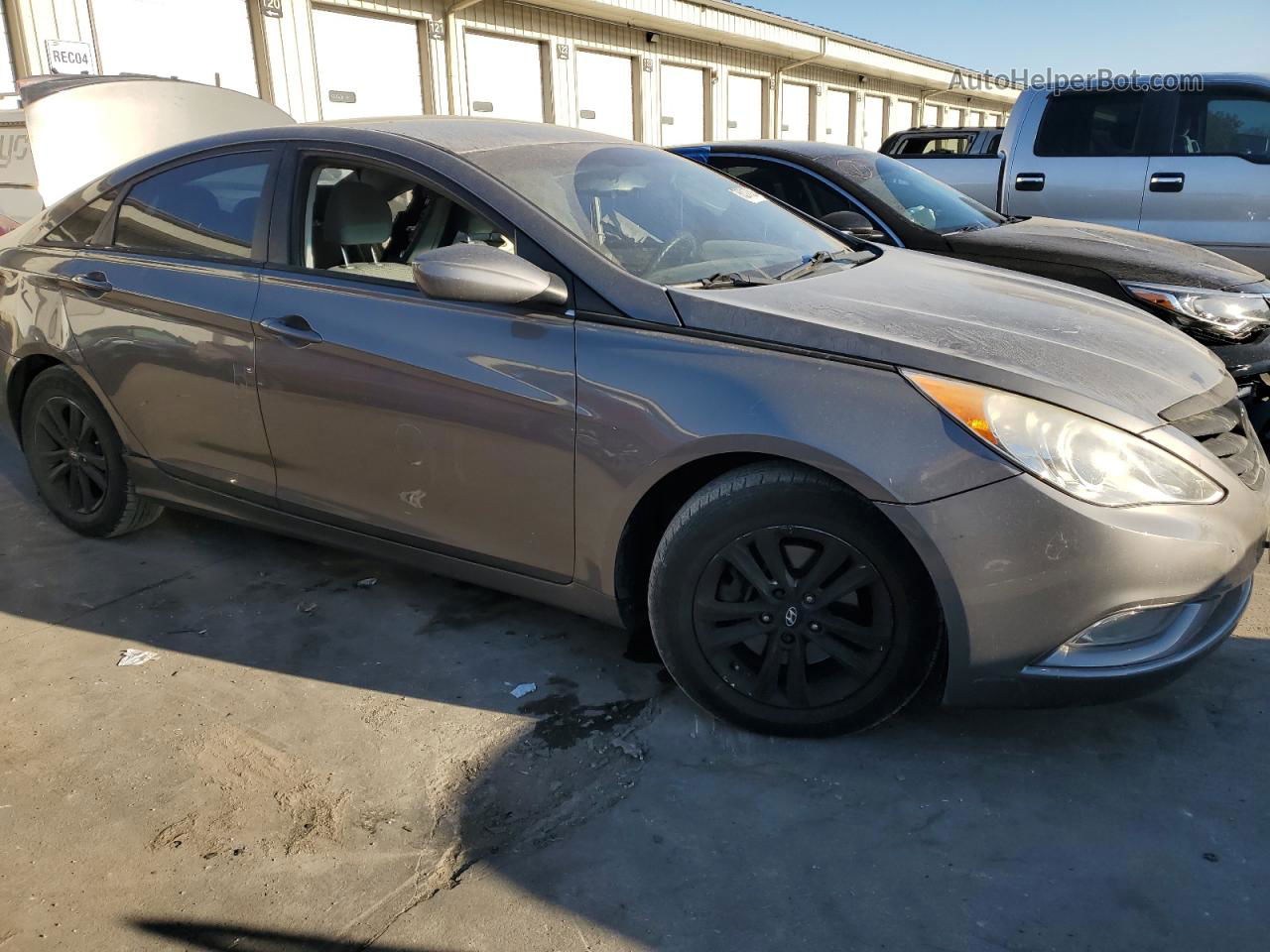 2013 Hyundai Sonata Gls Gray vin: 5NPEB4AC2DH505367