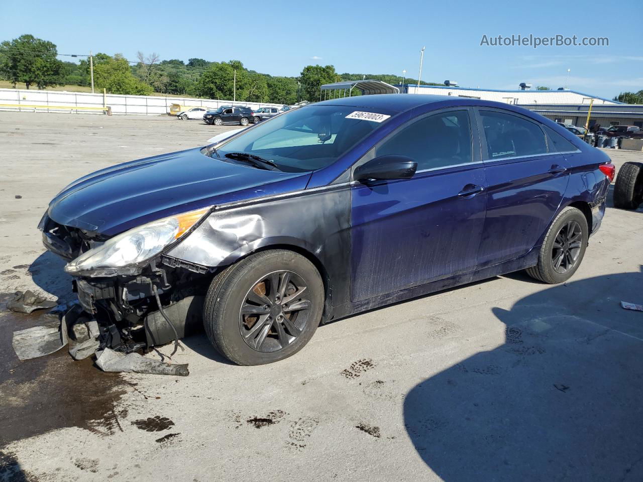 2013 Hyundai Sonata Gls Фиолетовый vin: 5NPEB4AC2DH509287