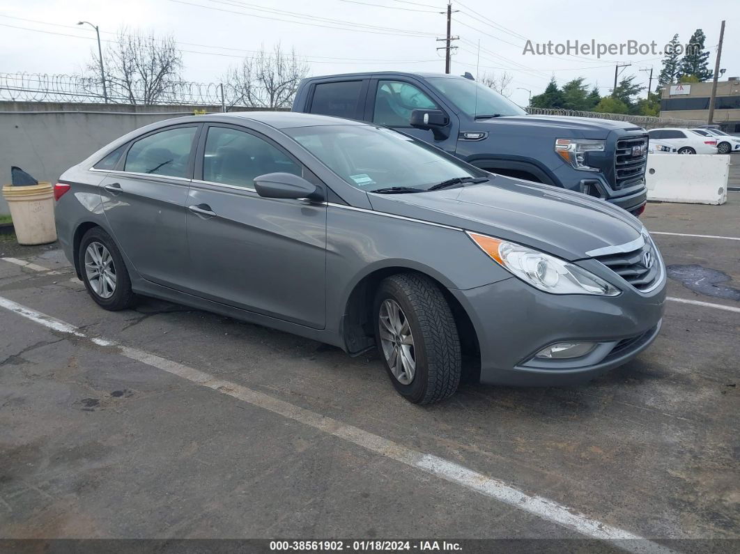 2013 Hyundai Sonata Gls Gray vin: 5NPEB4AC2DH531063