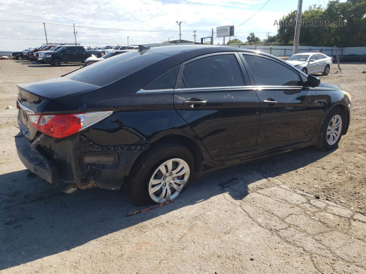 2013 Hyundai Sonata Gls Black vin: 5NPEB4AC2DH554665