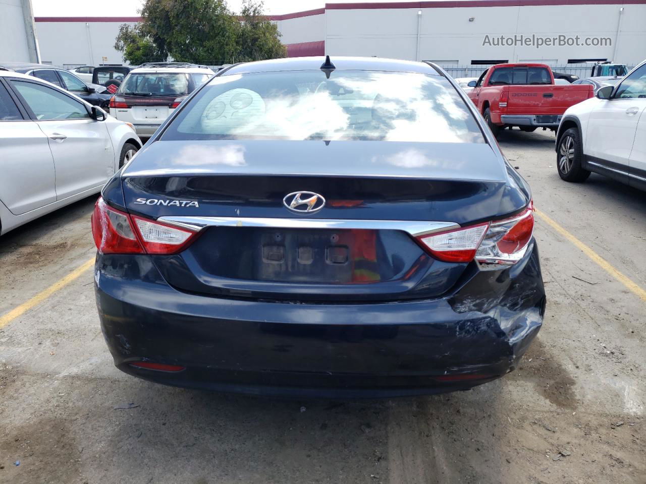 2012 Hyundai Sonata Gls Blue vin: 5NPEB4AC3CH328830