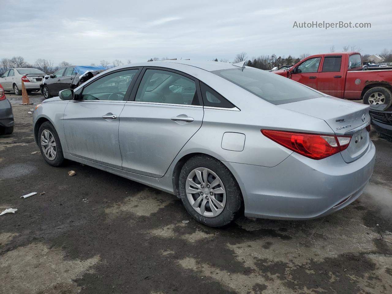 2012 Hyundai Sonata Gls Silver vin: 5NPEB4AC3CH331064