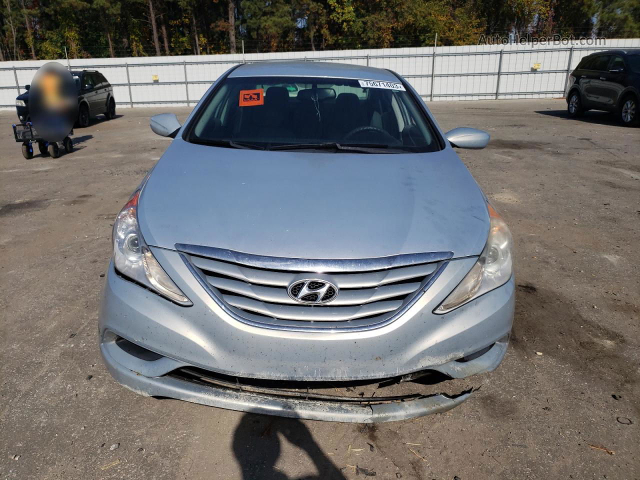 2012 Hyundai Sonata Gls Blue vin: 5NPEB4AC3CH350245