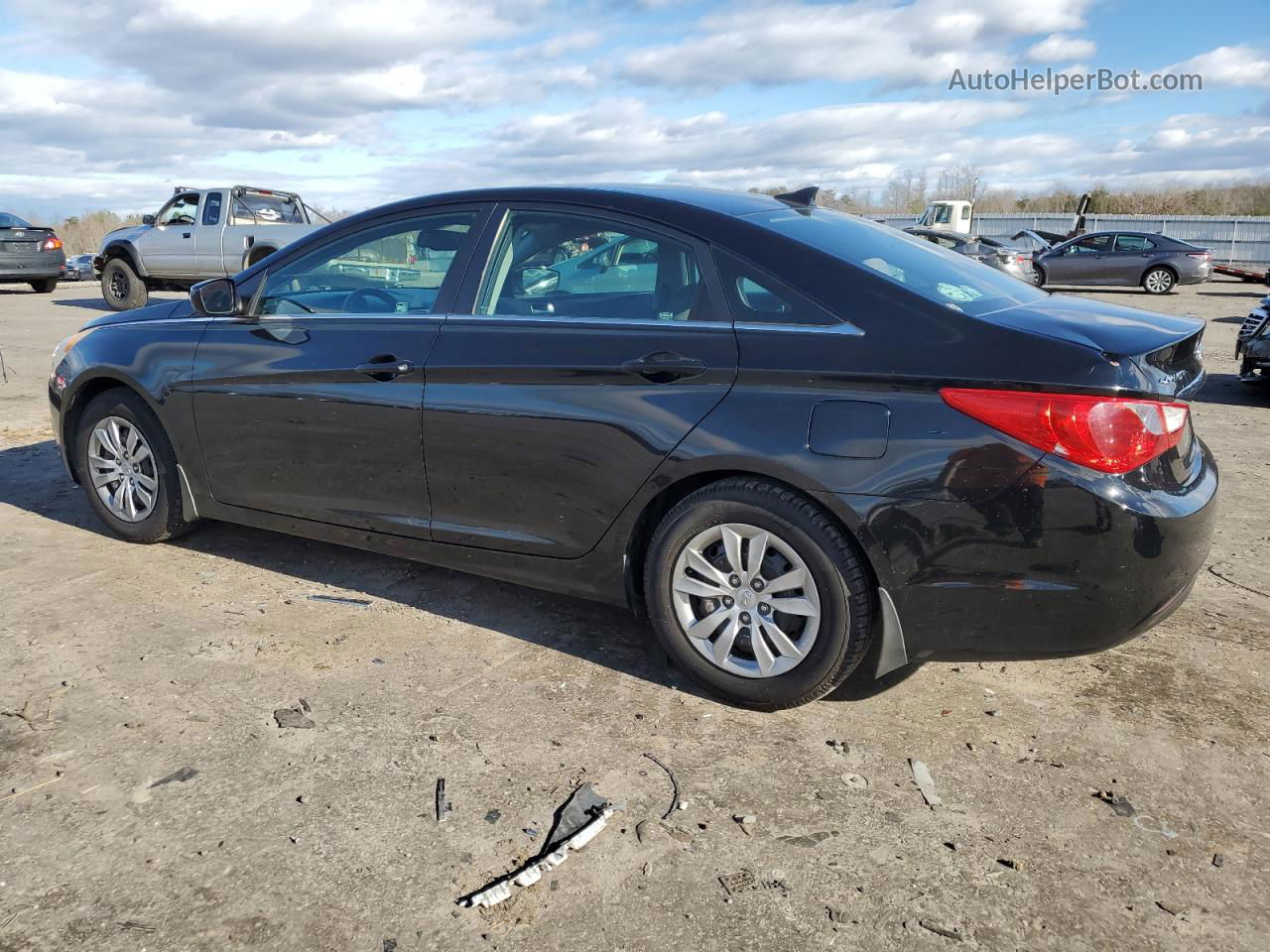 2012 Hyundai Sonata Gls Черный vin: 5NPEB4AC3CH396027