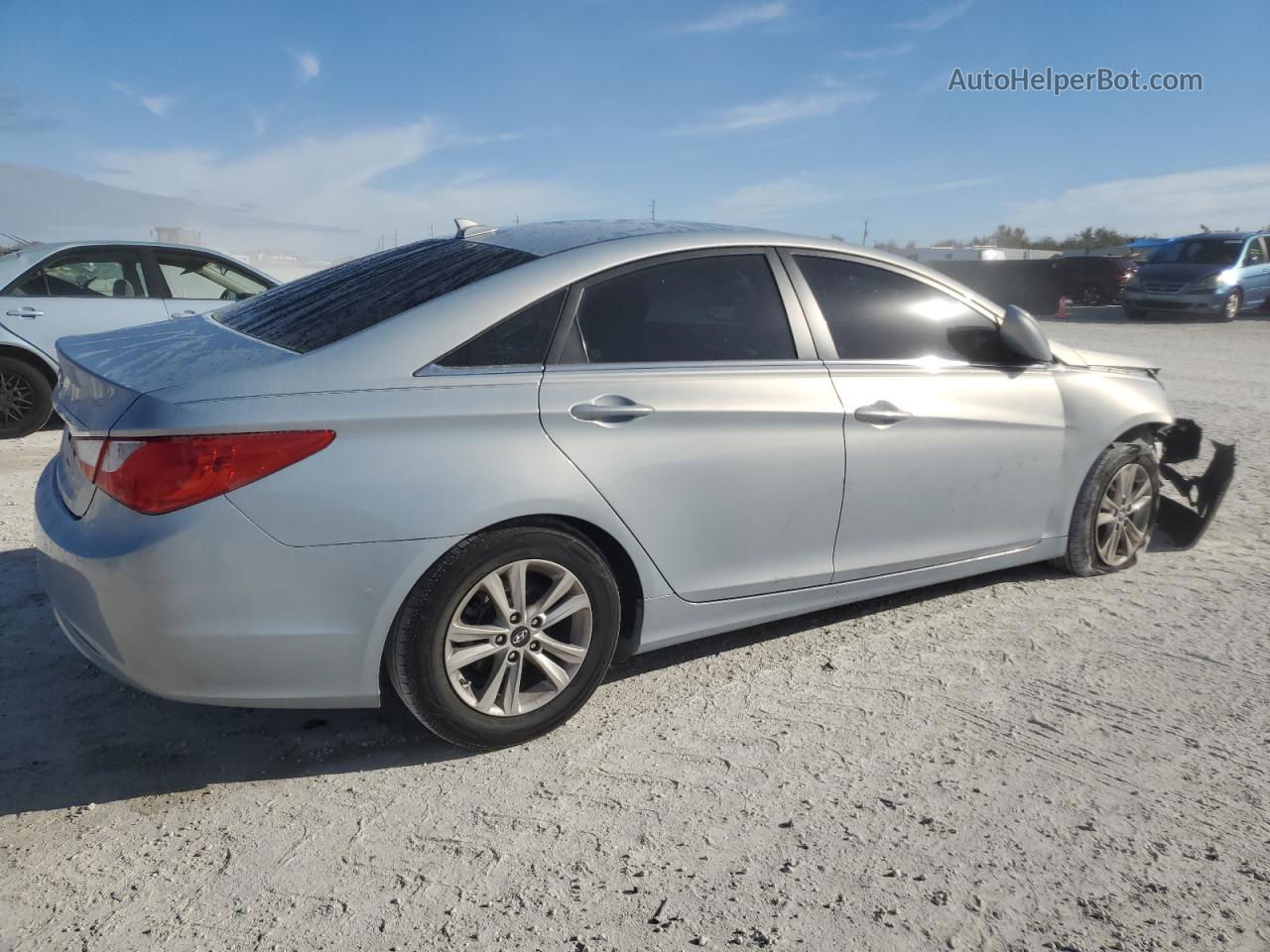 2012 Hyundai Sonata Gls Silver vin: 5NPEB4AC3CH403896