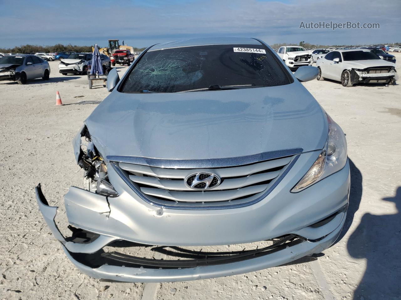 2012 Hyundai Sonata Gls Silver vin: 5NPEB4AC3CH403896