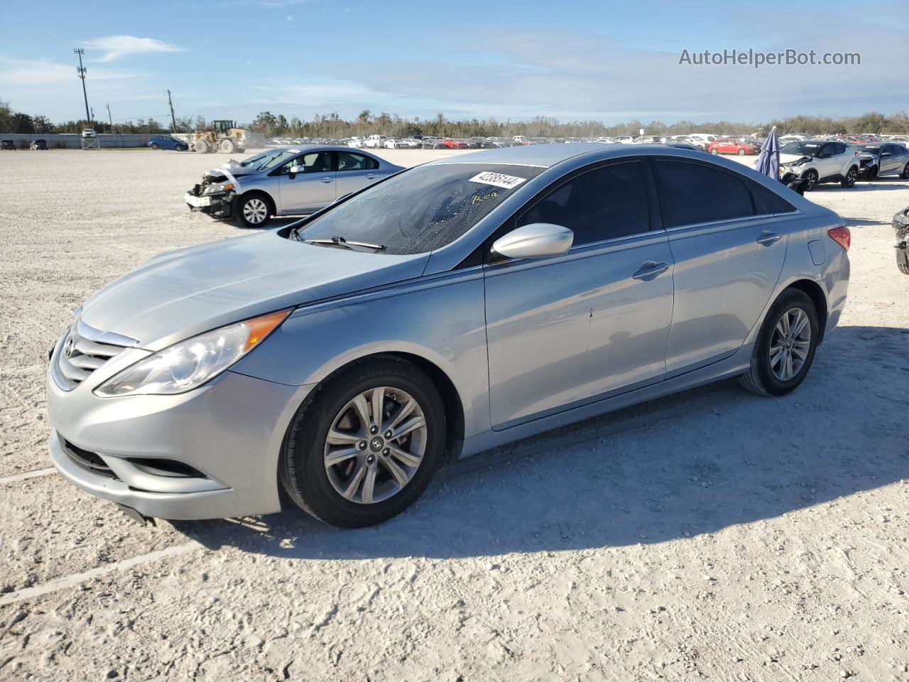 2012 Hyundai Sonata Gls Silver vin: 5NPEB4AC3CH403896