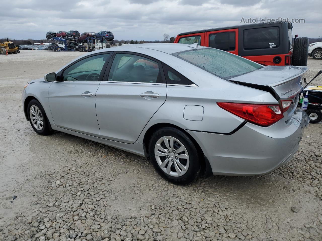 2012 Hyundai Sonata Gls Silver vin: 5NPEB4AC3CH407205