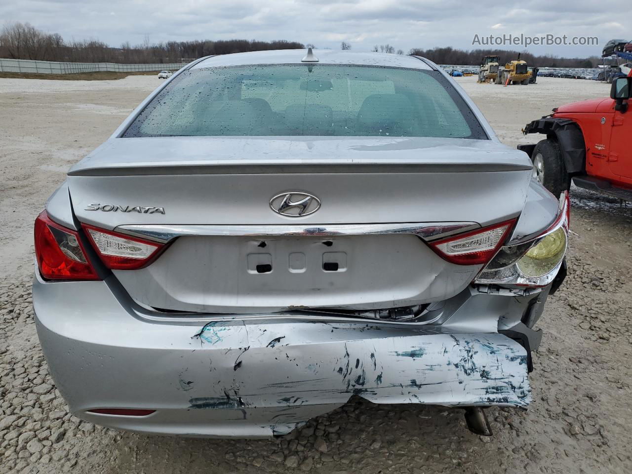 2012 Hyundai Sonata Gls Silver vin: 5NPEB4AC3CH407205