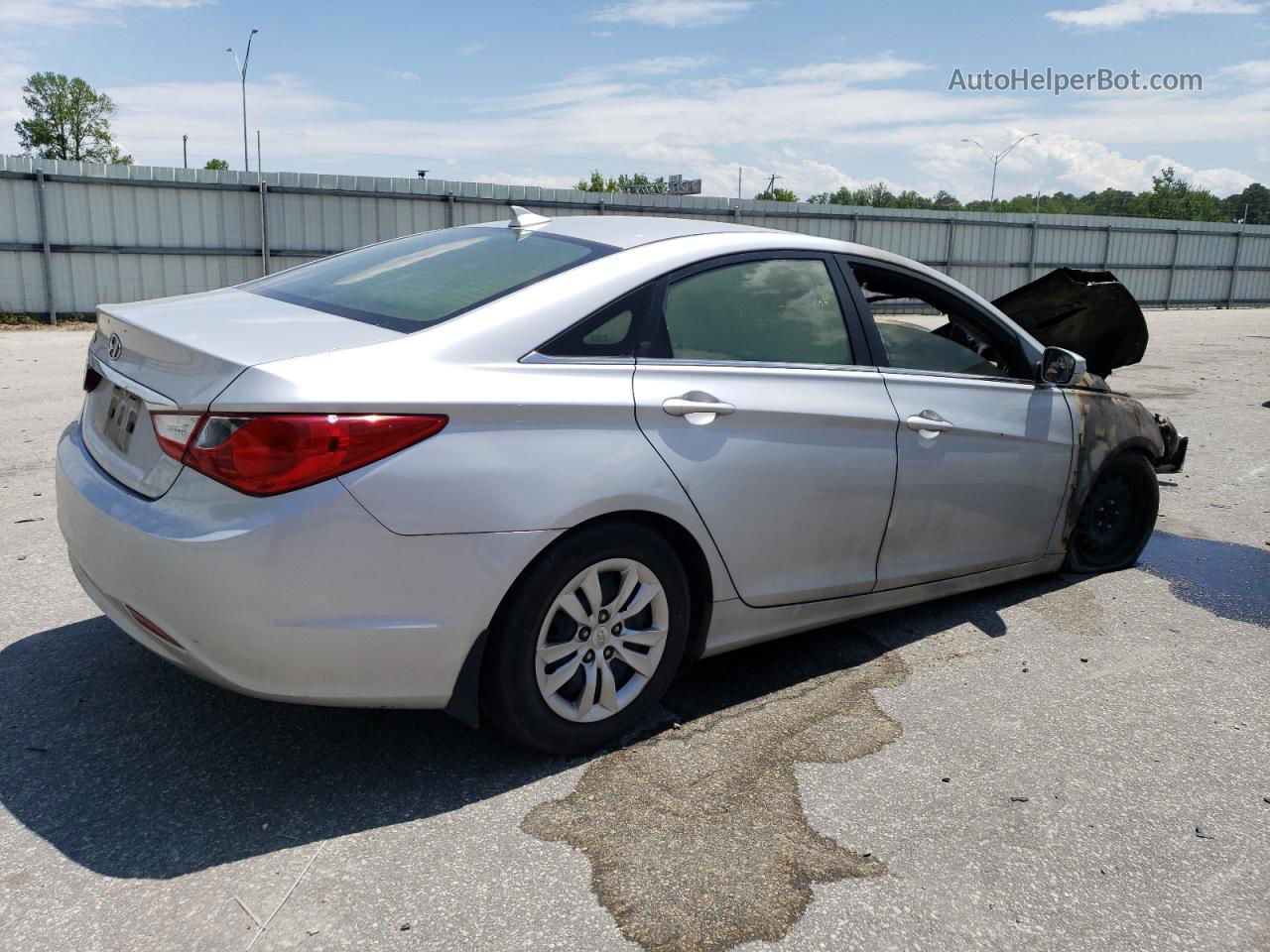 2012 Hyundai Sonata Gls Gray vin: 5NPEB4AC3CH433240