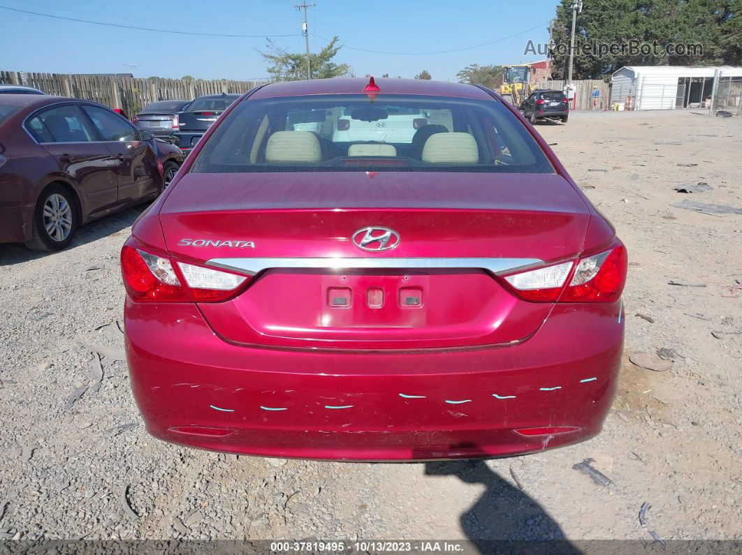 2012 Hyundai Sonata Gls Red vin: 5NPEB4AC3CH444416