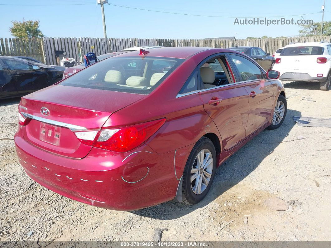 2012 Hyundai Sonata Gls Red vin: 5NPEB4AC3CH444416