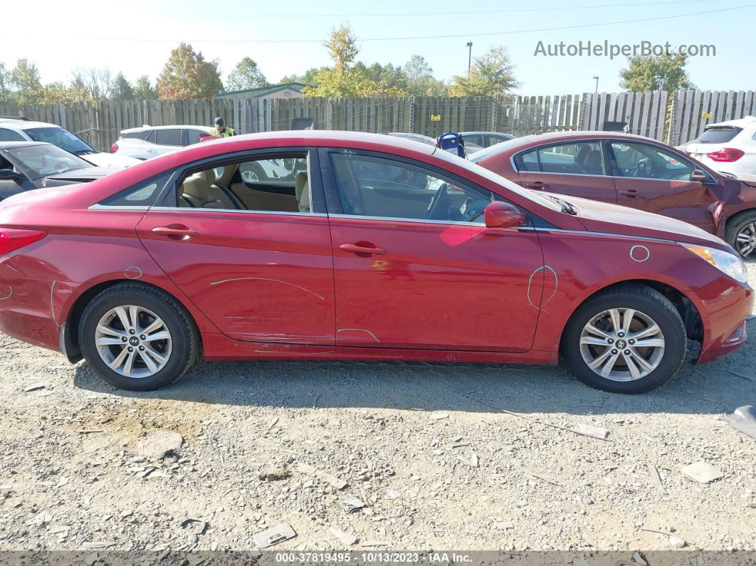 2012 Hyundai Sonata Gls Red vin: 5NPEB4AC3CH444416