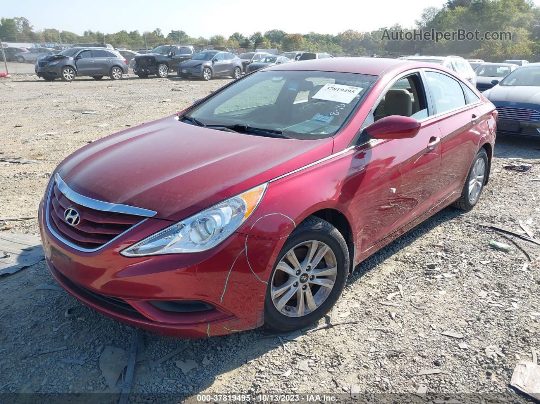 2012 Hyundai Sonata Gls Red vin: 5NPEB4AC3CH444416