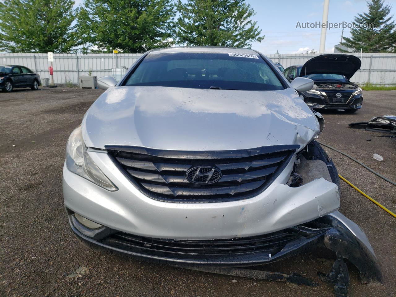 2012 Hyundai Sonata Gls Silver vin: 5NPEB4AC3CH475973