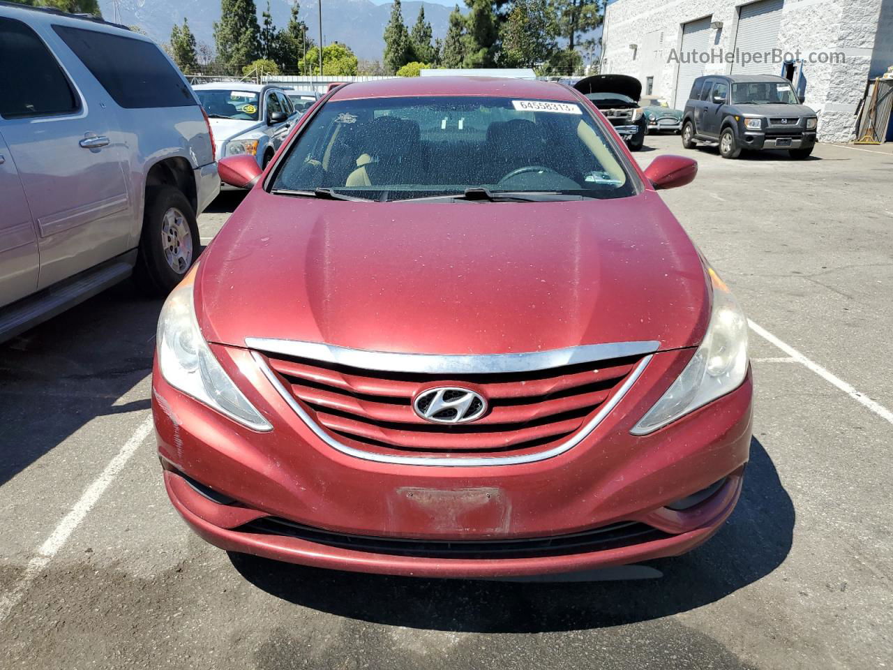 2012 Hyundai Sonata Gls Красный vin: 5NPEB4AC3CH486746