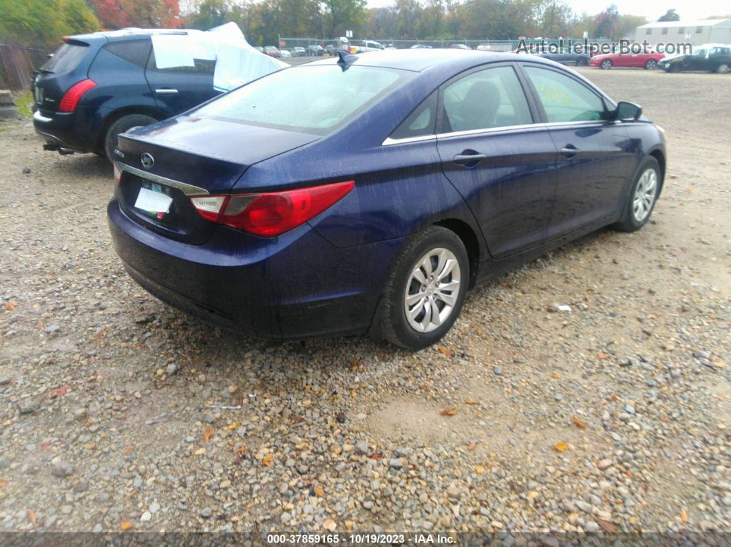 2012 Hyundai Sonata Gls Синий vin: 5NPEB4AC3CH487928