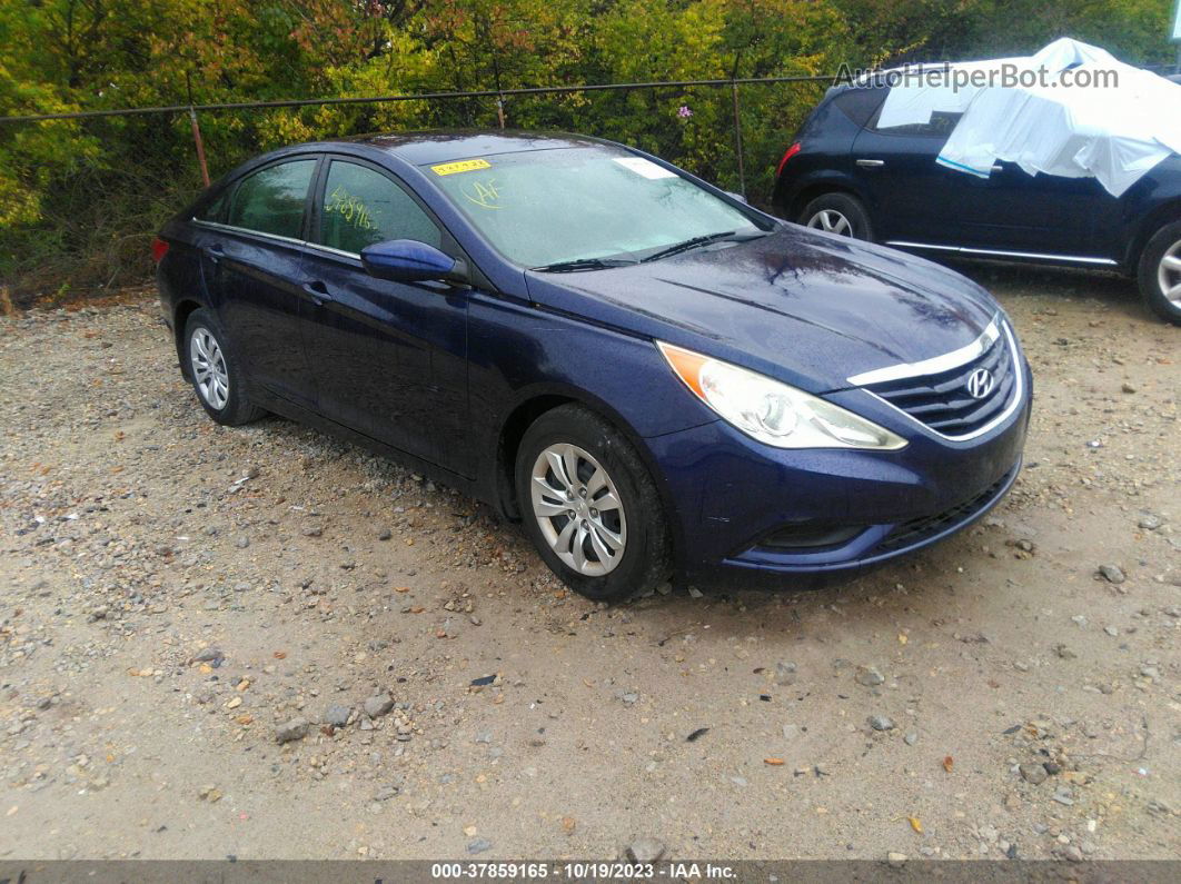 2012 Hyundai Sonata Gls Синий vin: 5NPEB4AC3CH487928