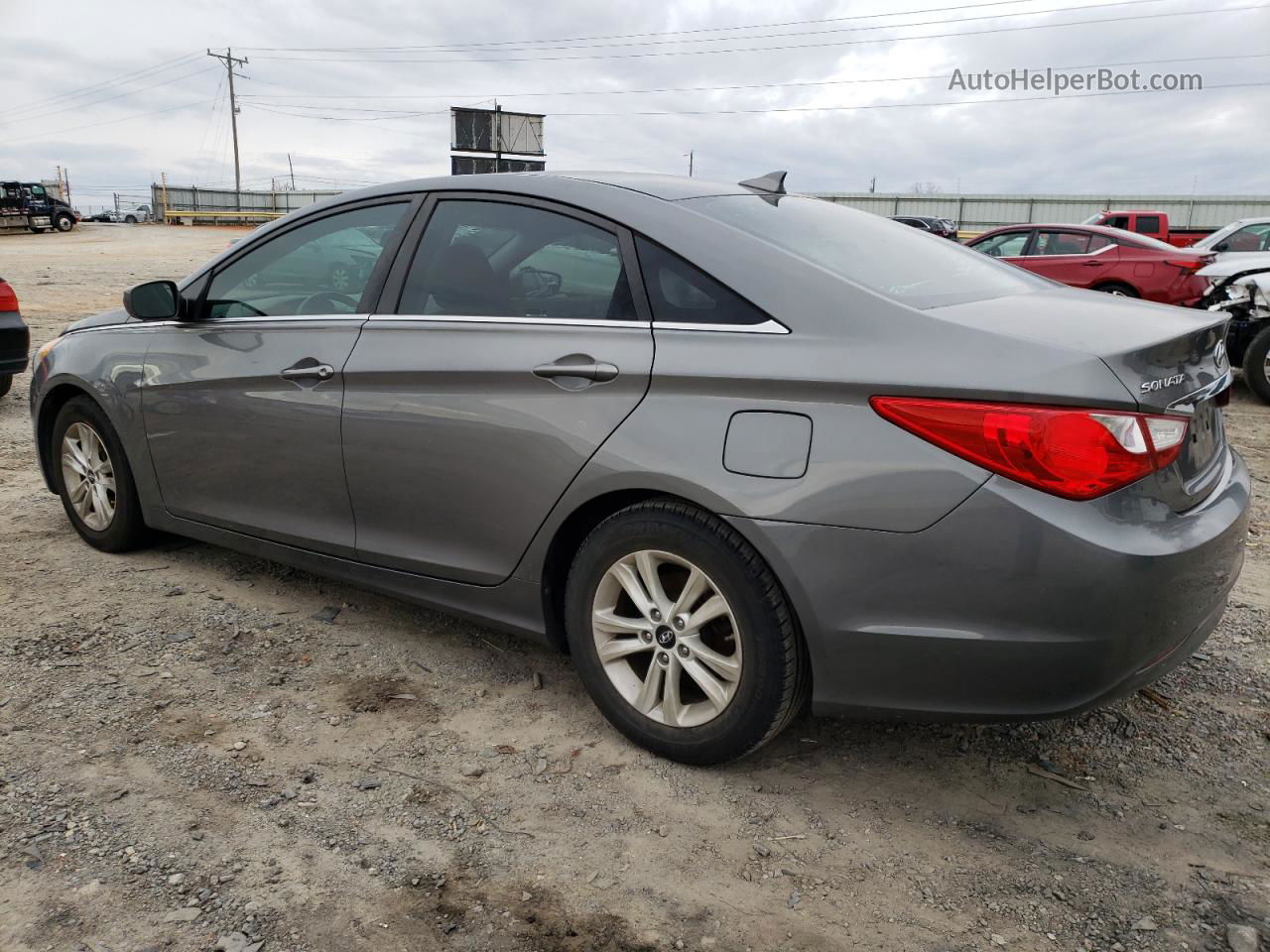 2013 Hyundai Sonata Gls Gray vin: 5NPEB4AC3DH620530