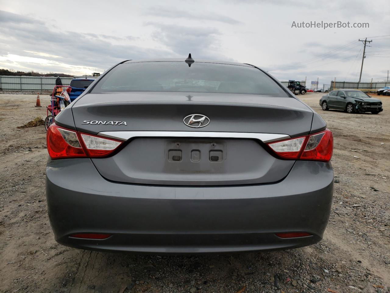 2013 Hyundai Sonata Gls Gray vin: 5NPEB4AC3DH620530