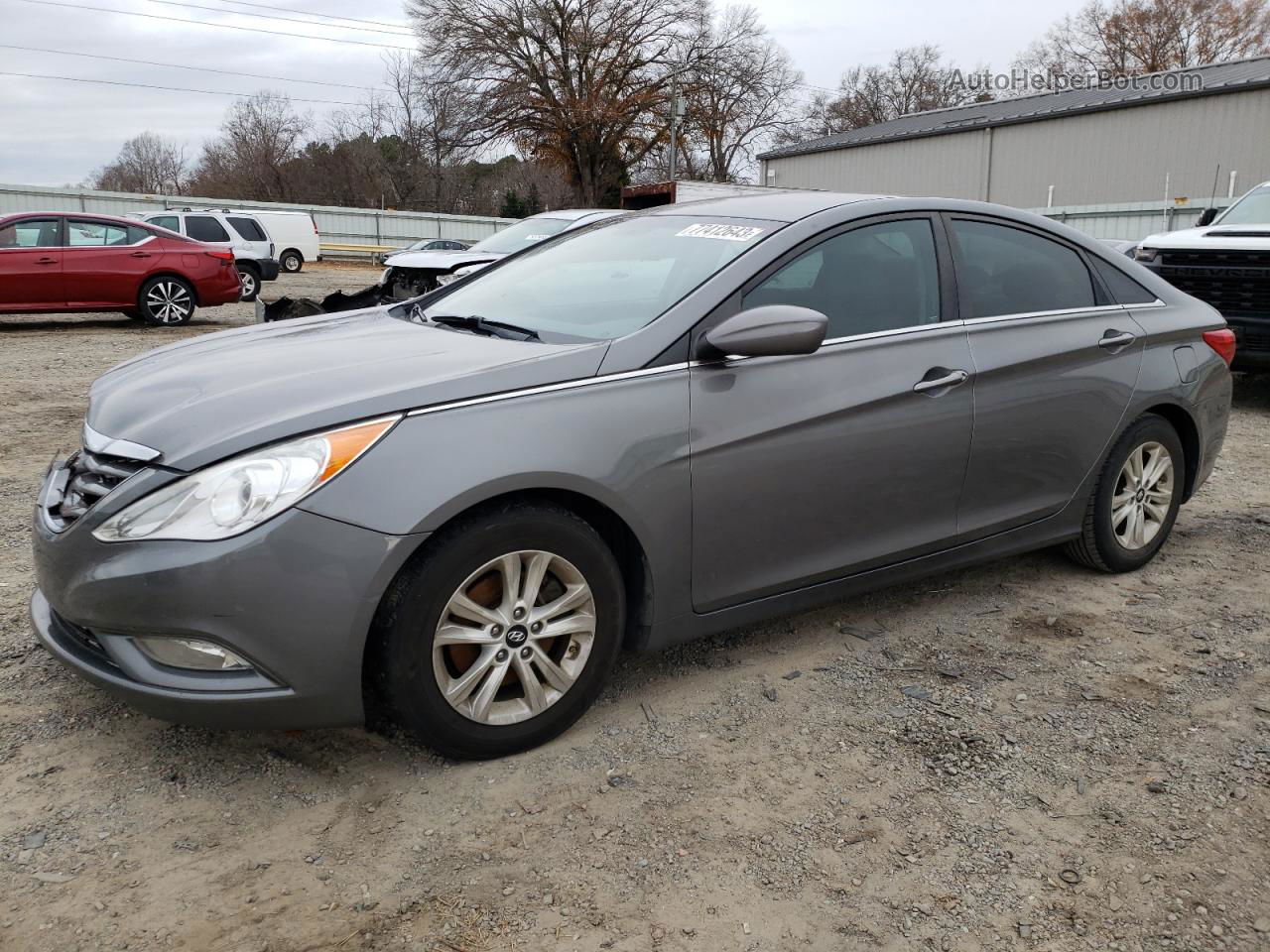 2013 Hyundai Sonata Gls Gray vin: 5NPEB4AC3DH620530