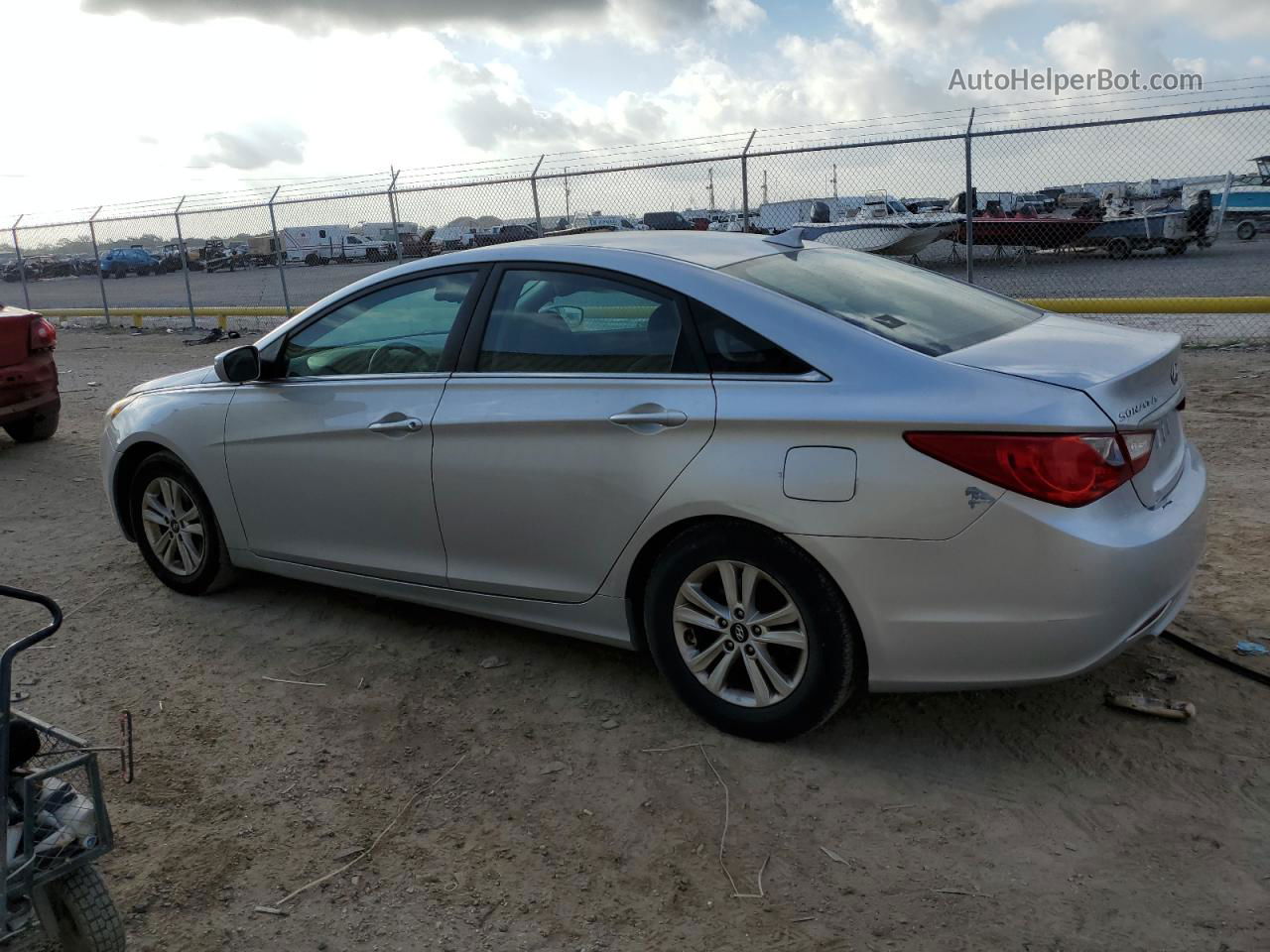 2013 Hyundai Sonata Gls Silver vin: 5NPEB4AC3DH695552