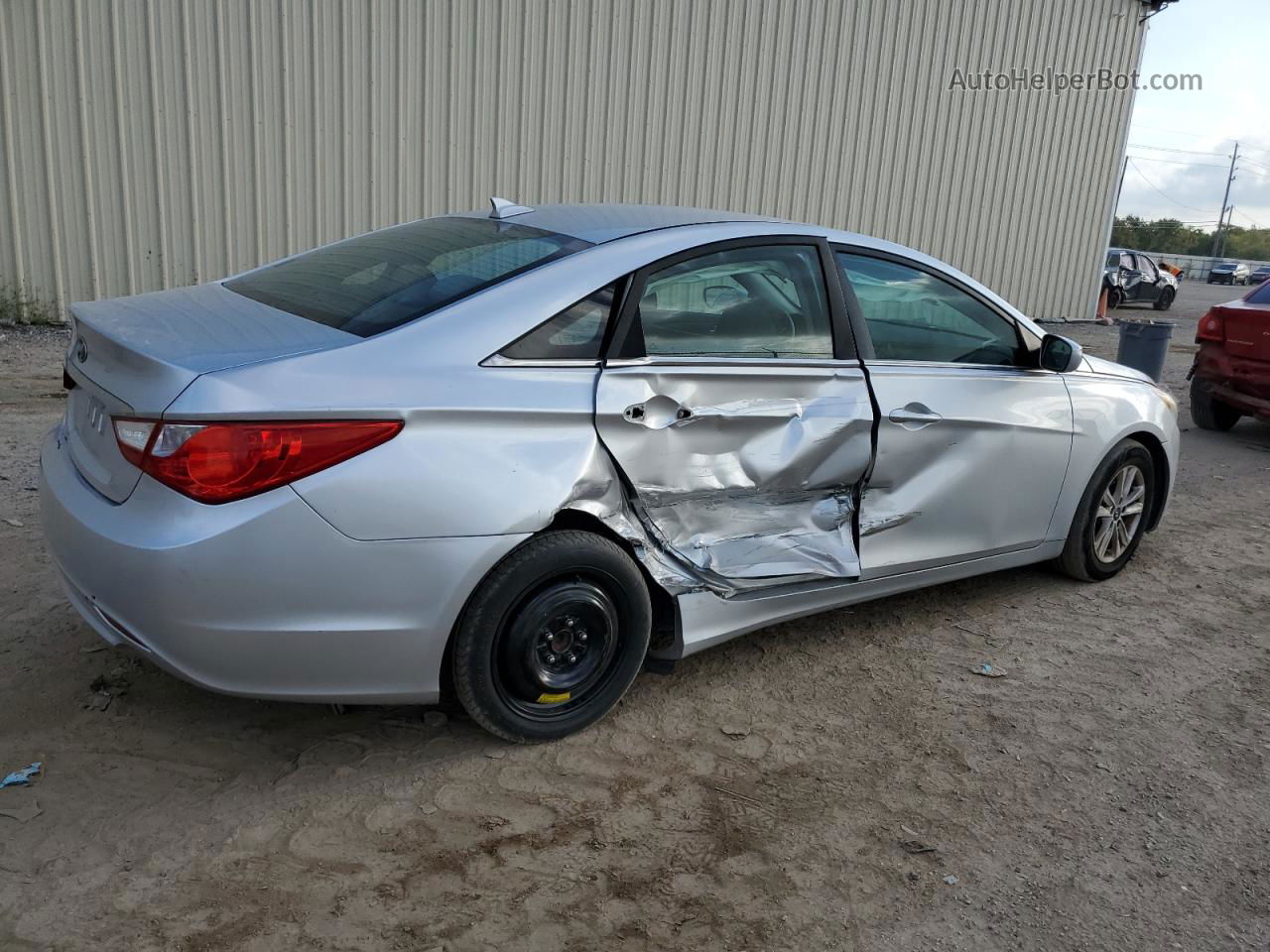 2013 Hyundai Sonata Gls Silver vin: 5NPEB4AC3DH695552