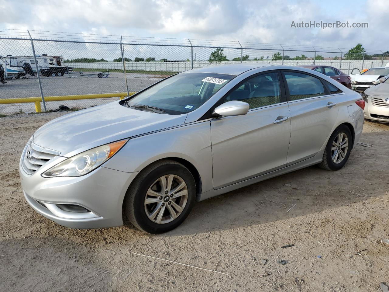 2013 Hyundai Sonata Gls Silver vin: 5NPEB4AC3DH695552