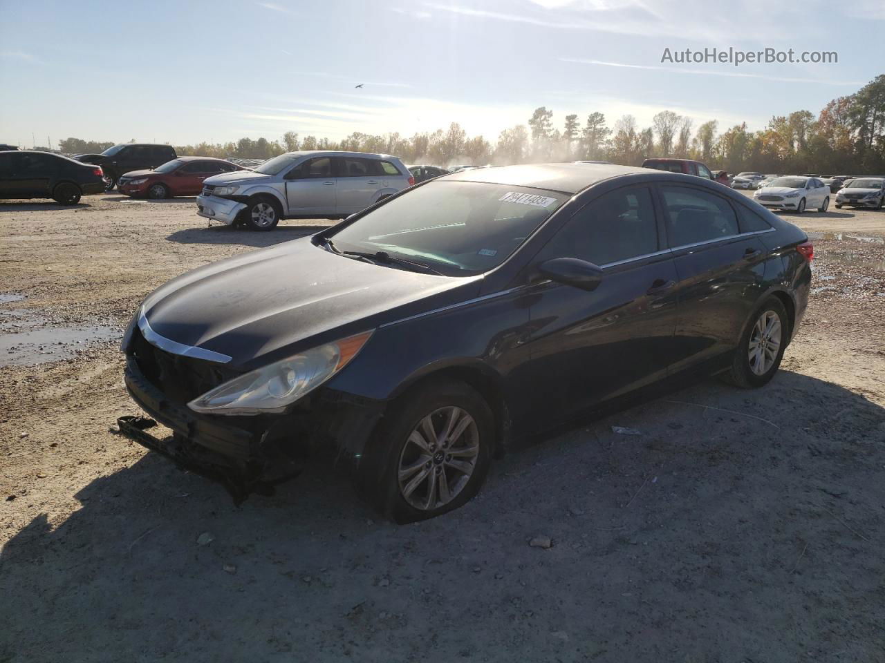 2013 Hyundai Sonata Gls Blue vin: 5NPEB4AC3DH697530