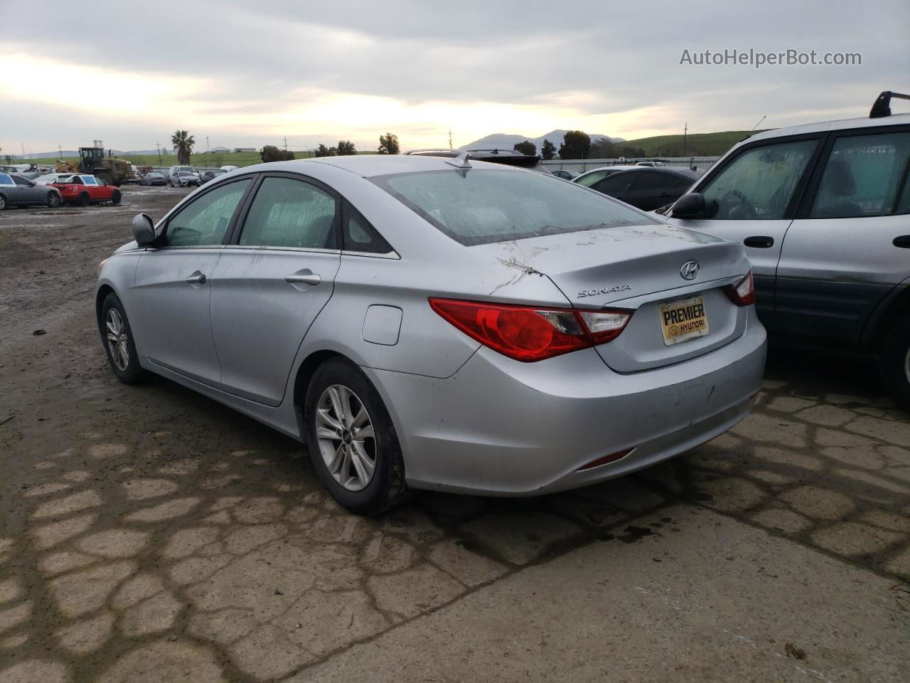 2013 Hyundai Sonata Gls Silver vin: 5NPEB4AC3DH712155