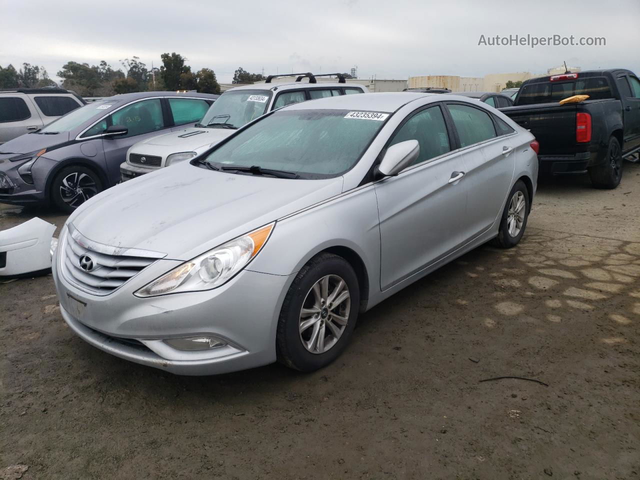 2013 Hyundai Sonata Gls Silver vin: 5NPEB4AC3DH712155