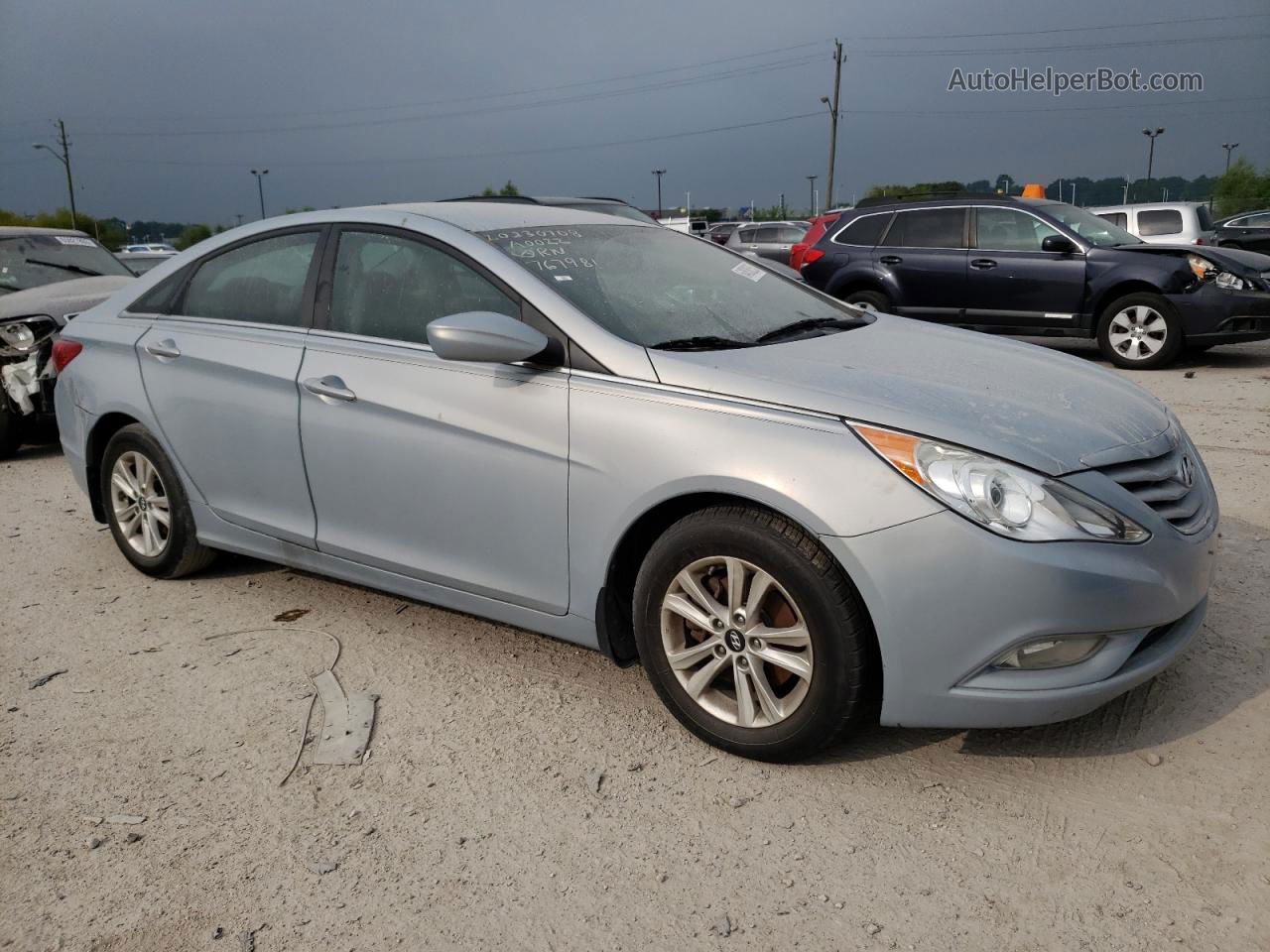 2013 Hyundai Sonata Gls Blue vin: 5NPEB4AC3DH767981