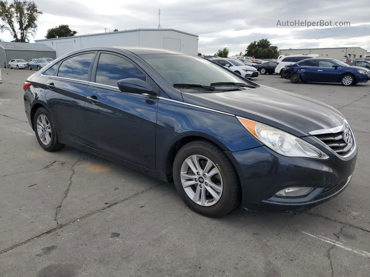 2013 Hyundai Sonata Gls Синий vin: 5NPEB4AC3DH789592