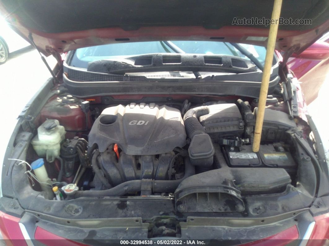 2014 Hyundai Sonata Gls Red vin: 5NPEB4AC3EH842289
