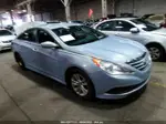 2014 Hyundai Sonata Gls Light Blue vin: 5NPEB4AC3EH847637