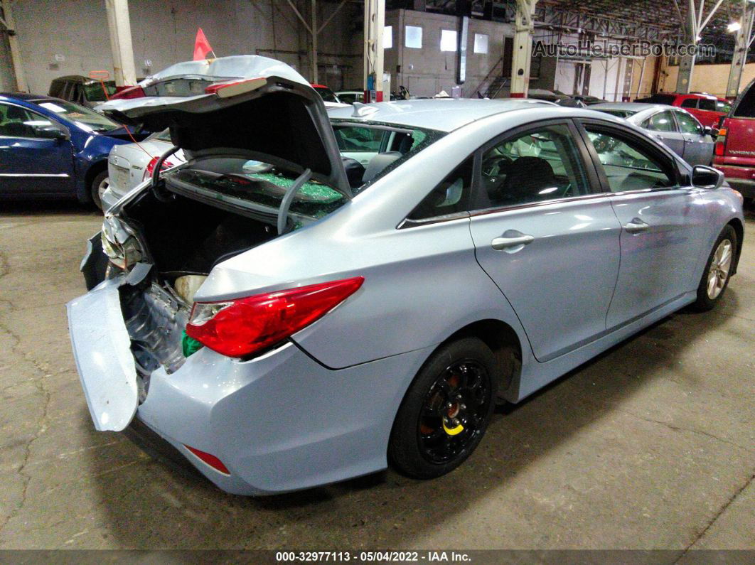 2014 Hyundai Sonata Gls Light Blue vin: 5NPEB4AC3EH847637