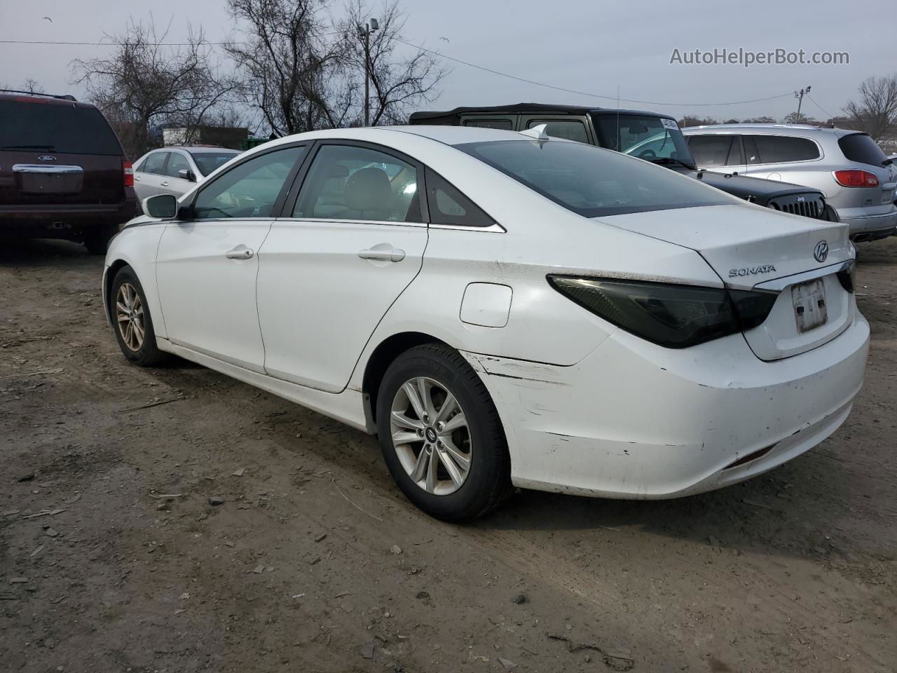 2012 Hyundai Sonata Gls Белый vin: 5NPEB4AC4CH340906