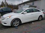 2012 Hyundai Sonata Gls White vin: 5NPEB4AC4CH348696