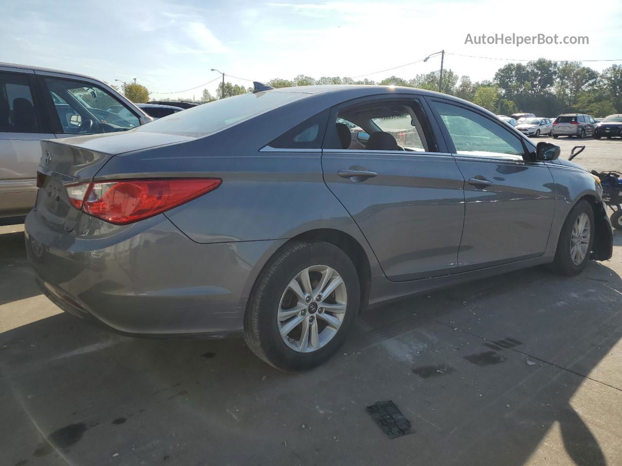 2012 Hyundai Sonata Gls Gray vin: 5NPEB4AC4CH358614