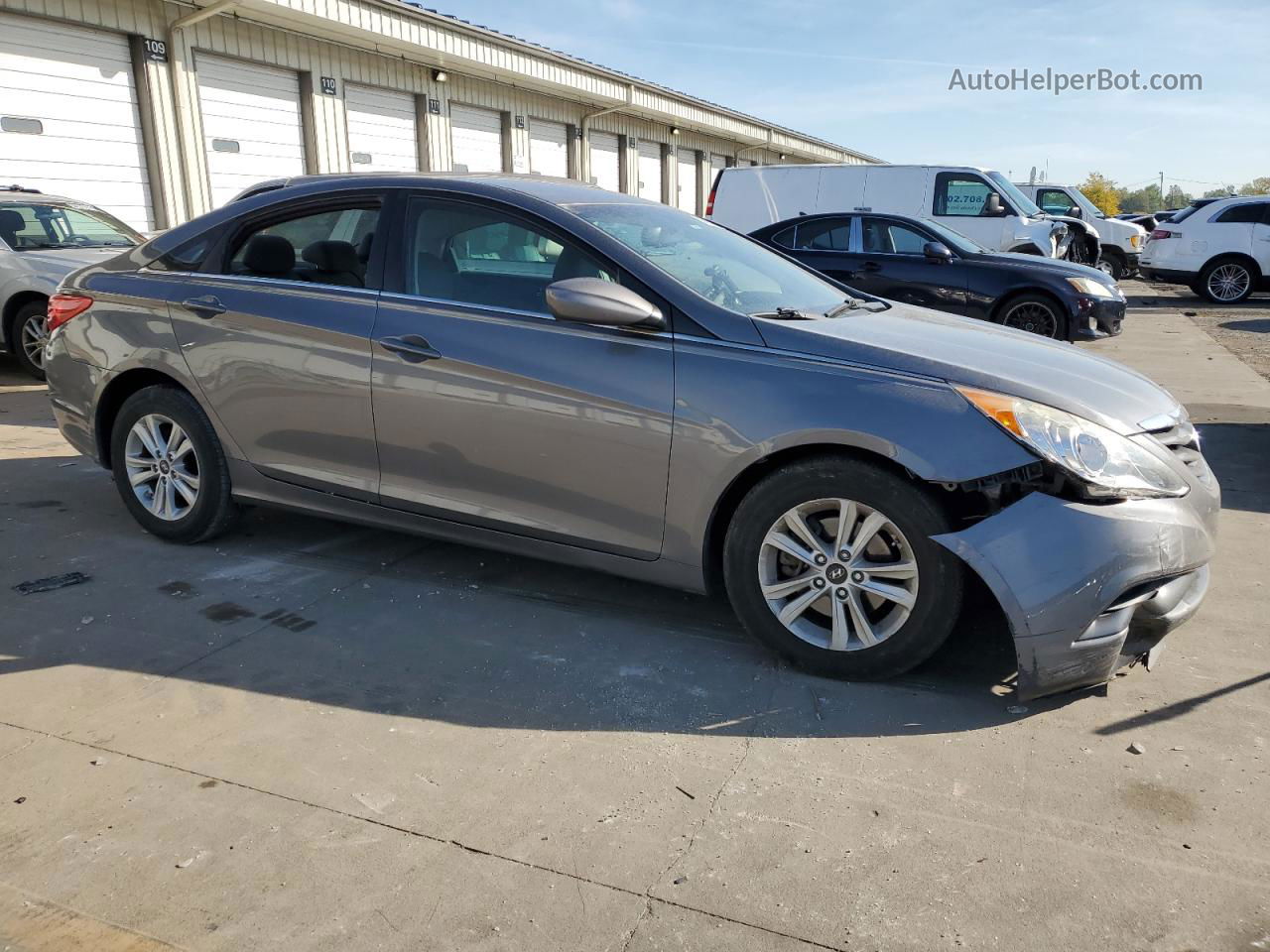 2012 Hyundai Sonata Gls Gray vin: 5NPEB4AC4CH358614