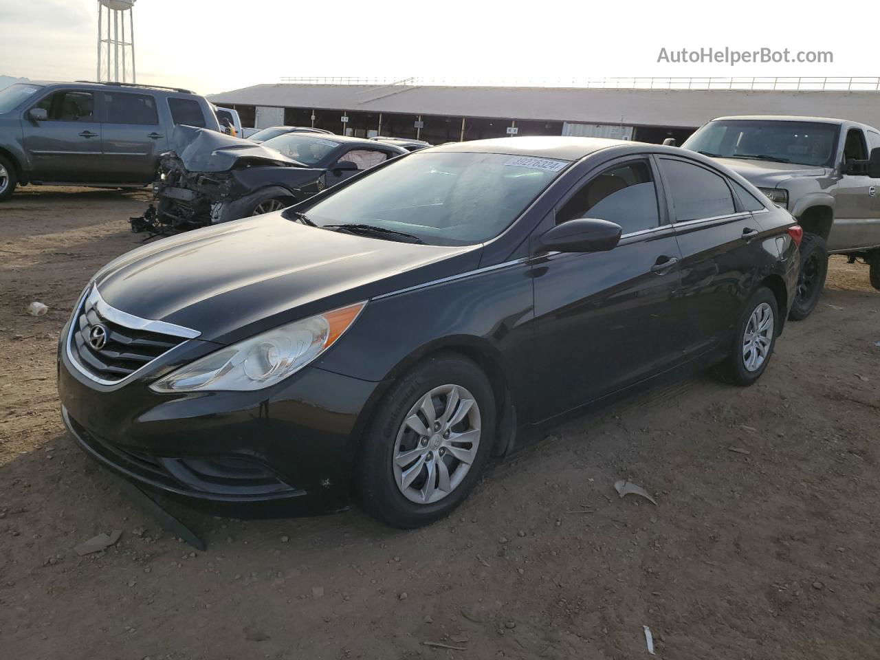 2012 Hyundai Sonata Gls Black vin: 5NPEB4AC4CH380998