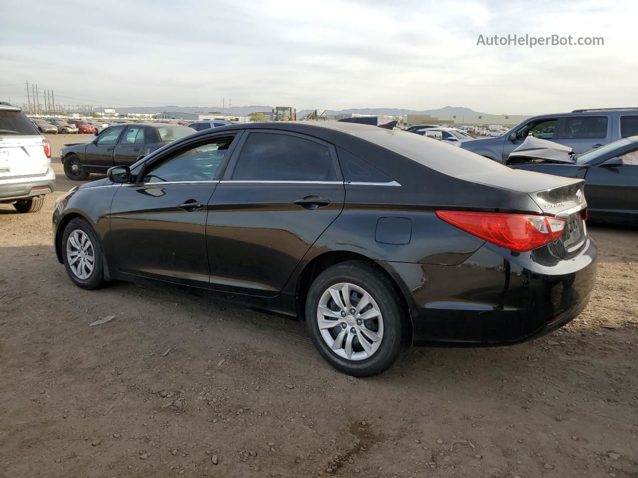 2012 Hyundai Sonata Gls Black vin: 5NPEB4AC4CH380998