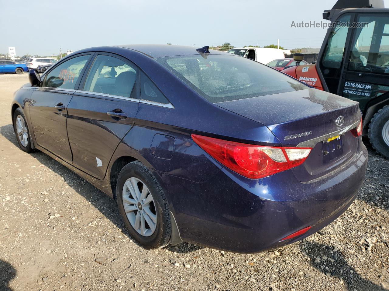 2012 Hyundai Sonata Gls Blue vin: 5NPEB4AC4CH393377