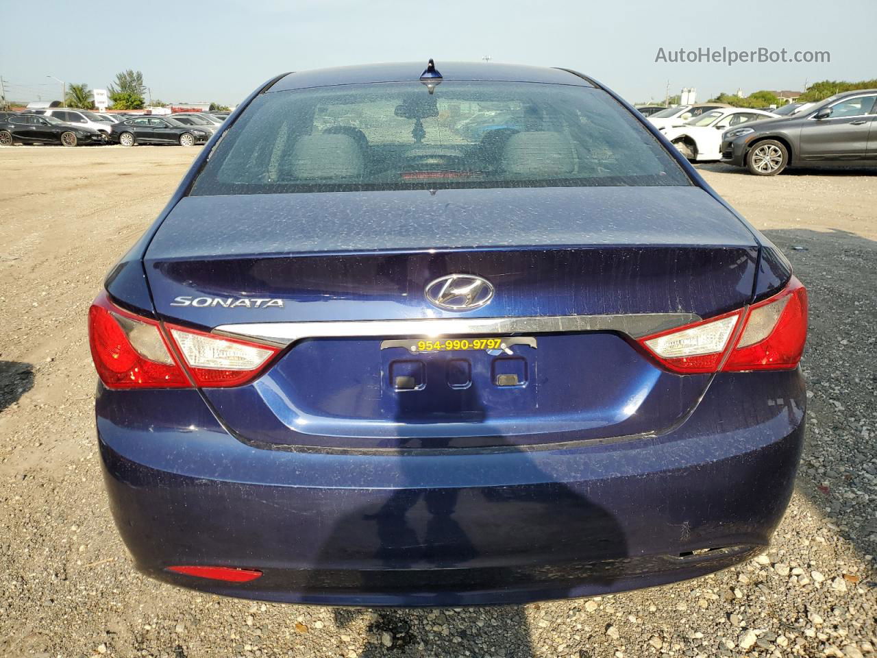 2012 Hyundai Sonata Gls Blue vin: 5NPEB4AC4CH393377