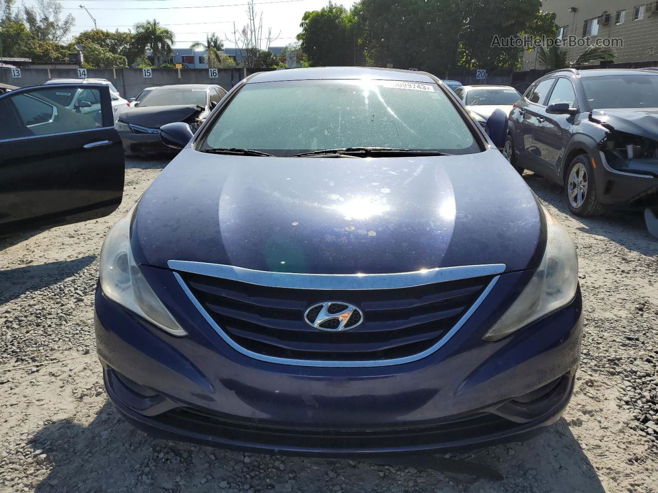 2012 Hyundai Sonata Gls Blue vin: 5NPEB4AC4CH393377